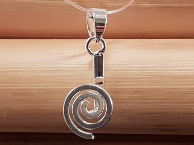 Donuthalter 24mm, Messing versilbert