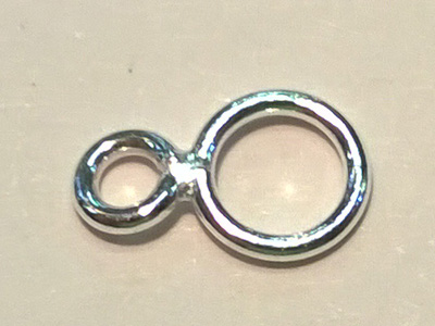 doublering 3/5mm, closed, silver