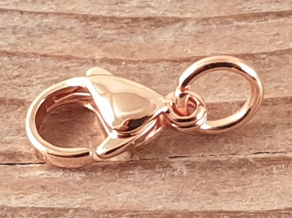 clasp 12mm stainless steel rosegold