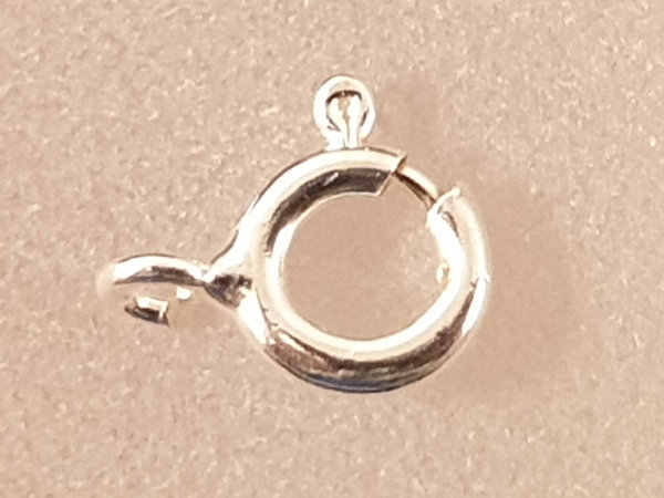 clasp 6mm silver