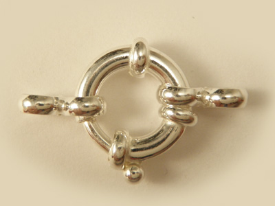 clasp 16mm silver