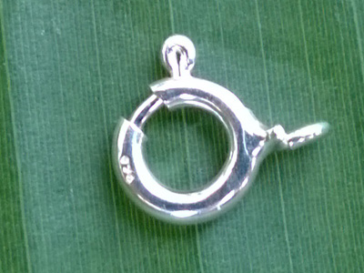 clasp 7mm silver
