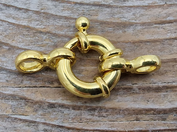 clasp 12mm silver gold plated