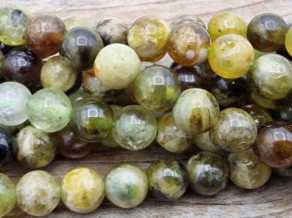 grossular necklace 4mm