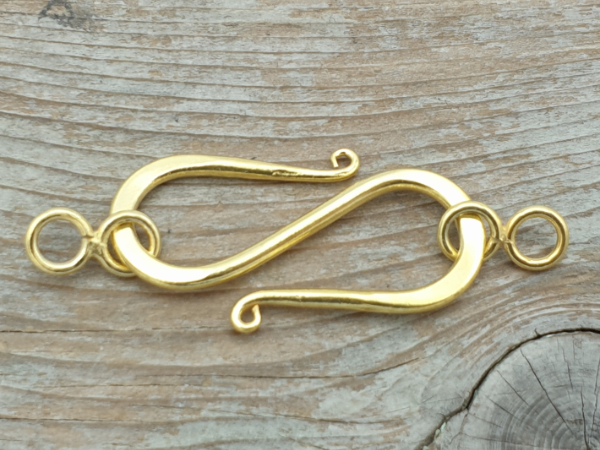 hook clasp 65mm silver gold plated