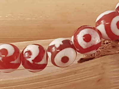 carnelian necklace (heaven bead) 6mm