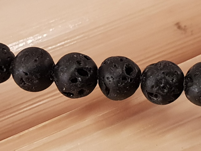 lava necklace 4mm