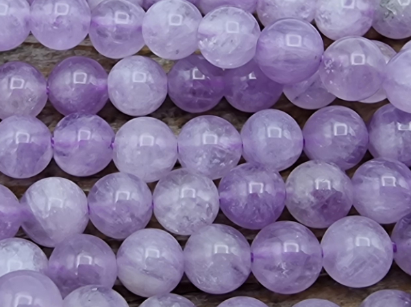 Lavendelamethystkette (Lavendelquarz) 4mm