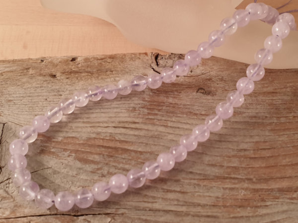amethyst necklace 6mm