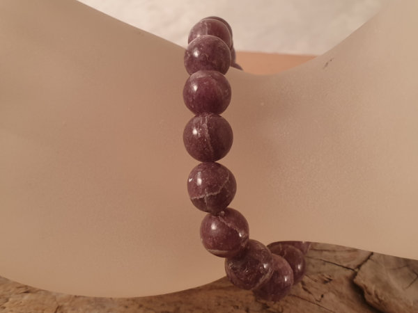 lepidolite 10mm bracelet