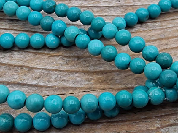 turquoiseimitation necklace (magnesite) 4mm