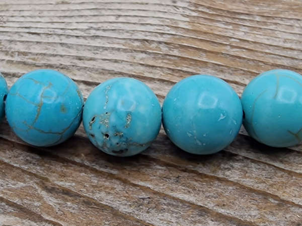 turquoiseimitation necklace (magnesite) 10mm