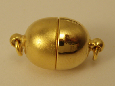 magnetic clasp 9*15.5mm gold plated