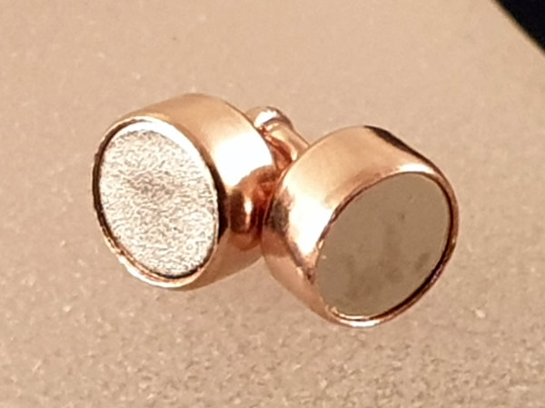 magnetic clasp 4.5mm goldfilled ROSE