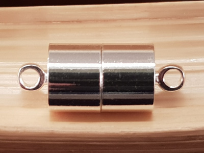 Magnetschliesse 7x17mm silberfarben., geklebt