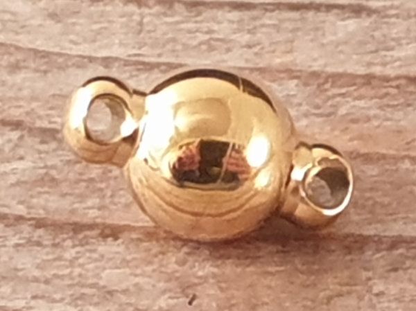 magnetic clasp 6mm stainless steel golden color