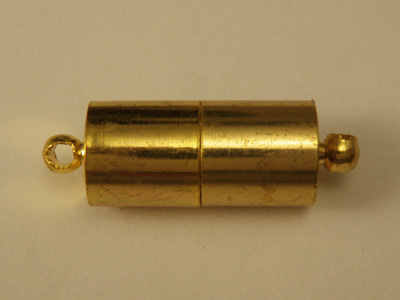 Magnetschliesse 8x24mm vergoldet, geklebt