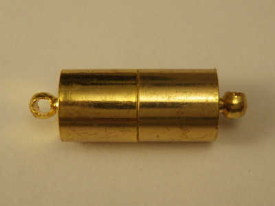 magnetic clasp 8x24mm gold plated, glued