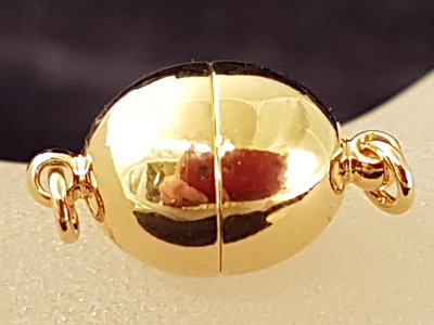 Magnetschliesse 9*15.5mm vergoldet