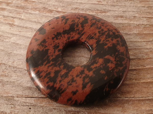 Mahagoniobsidian Donut 30mm