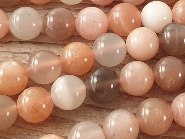 moonstone necklace 8mm