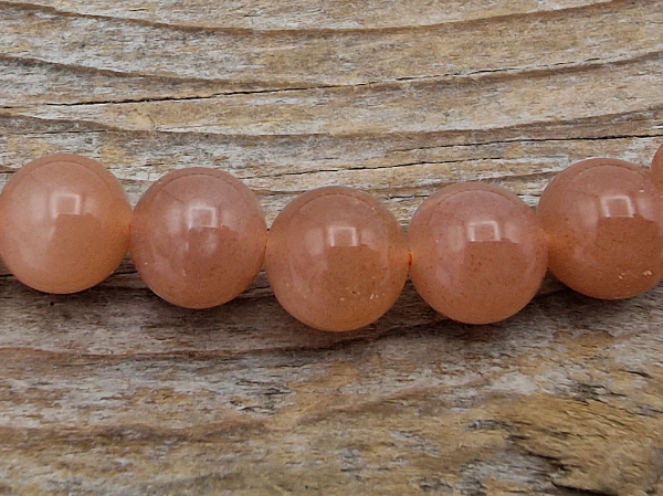 moonstone necklace orange 8mm