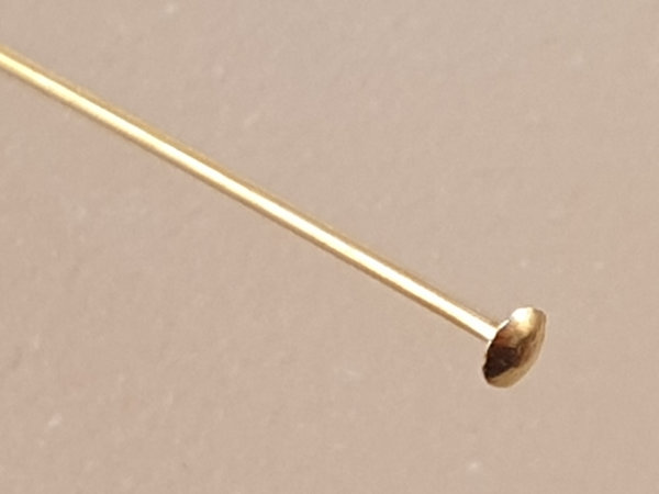 Nietstift 0,4x76mm, Goldfilled