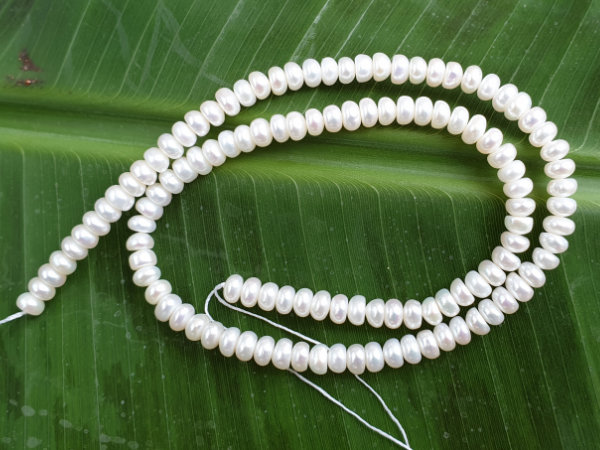 pearl necklace strand 4-5mm