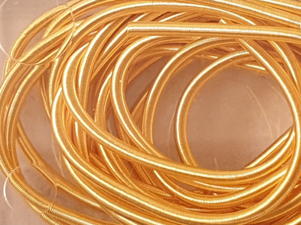 french wire 1,0/0,8 gold plated 1m