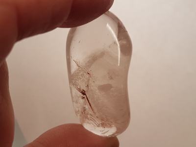 phantom quartz tumbled stone