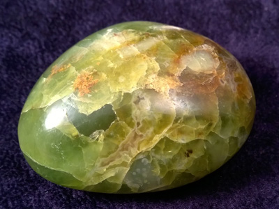 pistachio opal tumbled stone