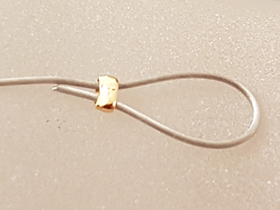 Quetschperle 1.5mm, vergoldet, 200 Stk
