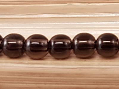 smokeyquartz necklace 4mm