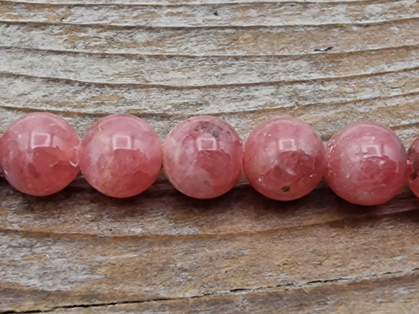 rhodochrosit necklace 6mm