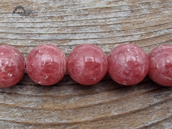 rhodochrosit necklace 12mm