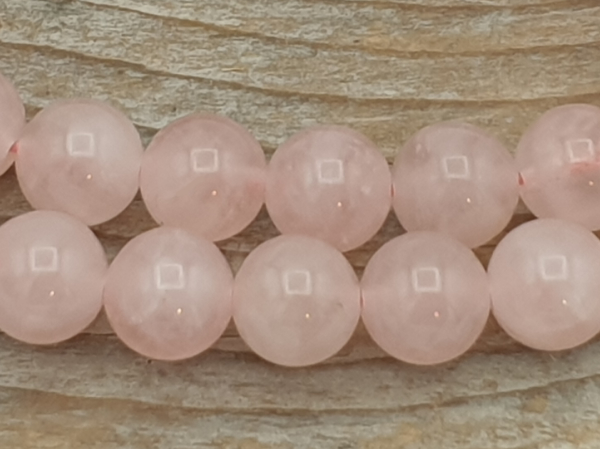 rosequartz necklace 8mm