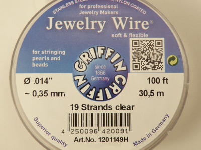 Jewelry Wire 0.35mm/30.5m/19str
