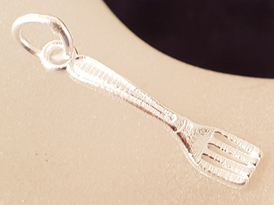 charm 23mm, silver