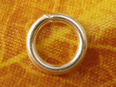 Ring 7mm, geschlossen, Silber