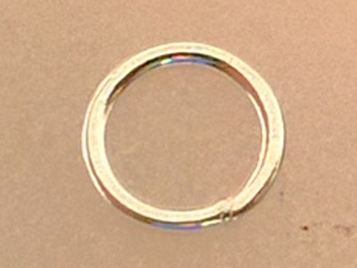 ring 5mm, closed, silver