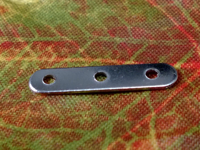 separator 3-eye, brass silver color