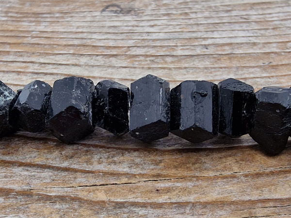 black tourmaline necklace 7-10mm
