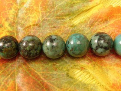 variscite necklace 10mm
