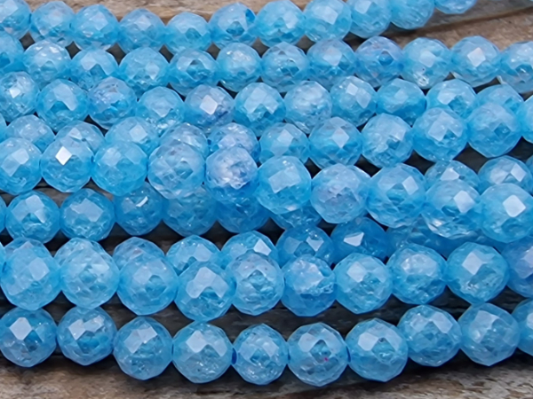 Zirkoniakette-stark funkelnd-facettiert 3mm