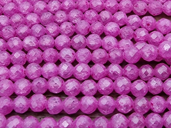 Zirkoniakette-stark funkelnd-facettiert 3mm