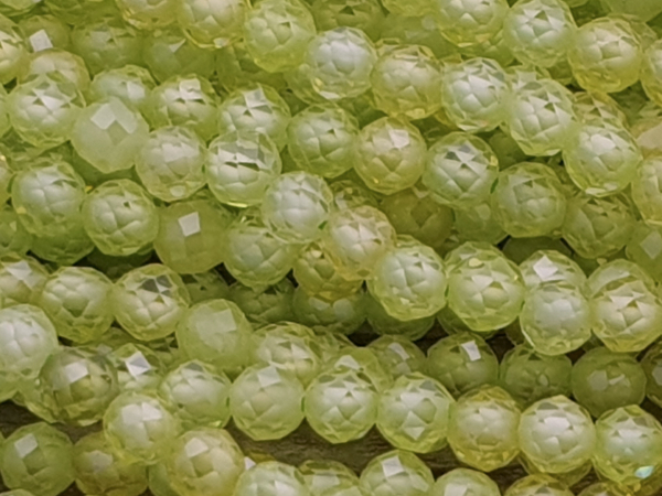 Zirkonkette-stark funkelnd-facettiert 3mm