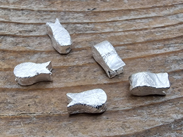 finding fish 6mm, silver