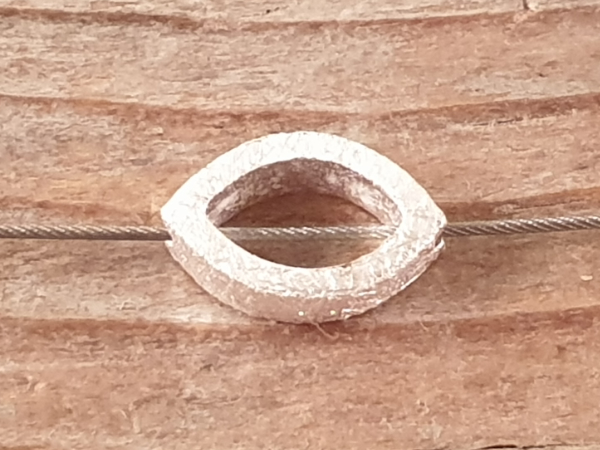 finding 6x8mm, silver