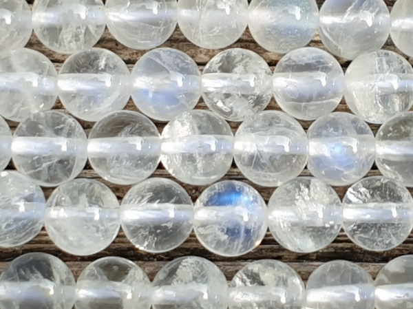 moonstone necklace blue 7mm A