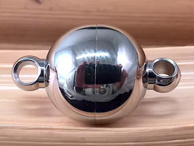 magnetic clasp 8mm stainless steel